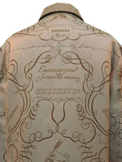 マルチモチーフロゴジップアップリバーシブルブルゾン　ブロンズ