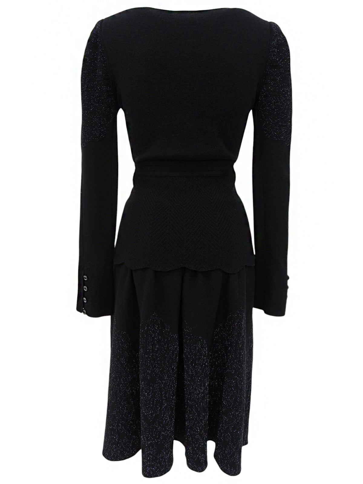 2006 Logo Button Knit Set in Black