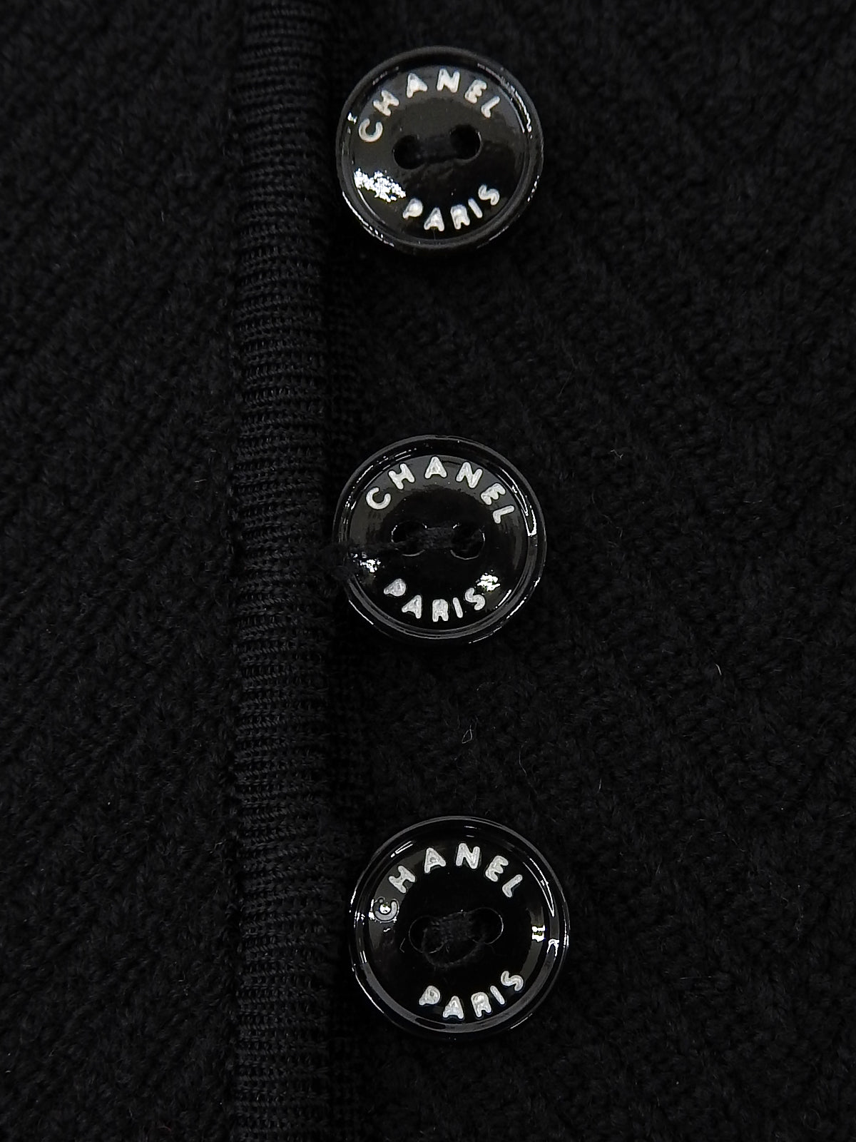2006 Logo Button Knit Set in Black
