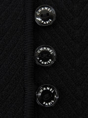 2006 Logo Button Knit Set in Black