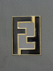 Logo Plate Mesh Tote Bag Black