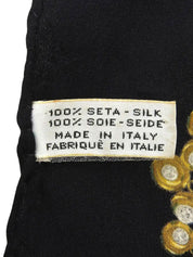 グリポワジュエリーパターンスカーフ ブラック/マルチ