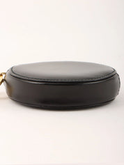 ロゴプレートラウンドコインケース ブラック