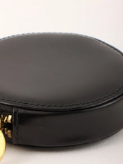 ロゴプレートラウンドコインケース ブラック