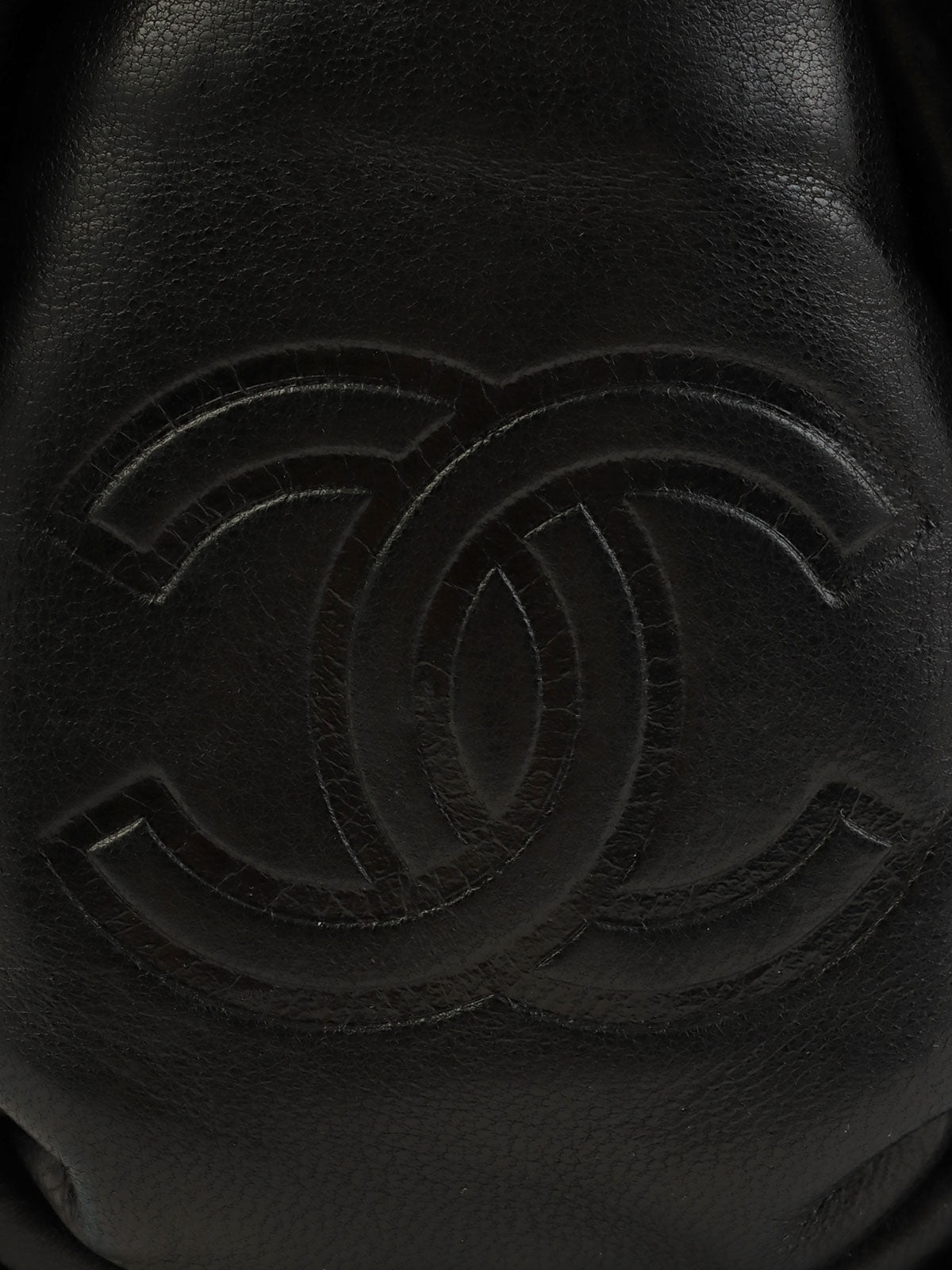 2007年頃 ファーCCマークチャームチェーンショルダーバッグ ブラック