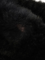 2007年頃 ファーCCマークチャームチェーンショルダーバッグ ブラック