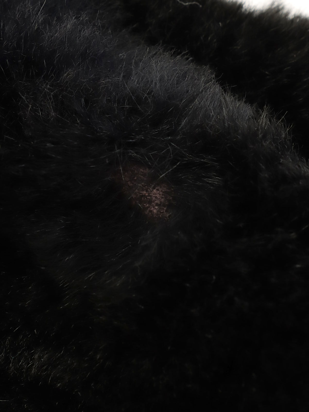 2007年頃 ファーCCマークチャームチェーンショルダーバッグ ブラック