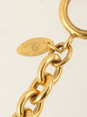 ラウンドカンボンネックレス ゴールド