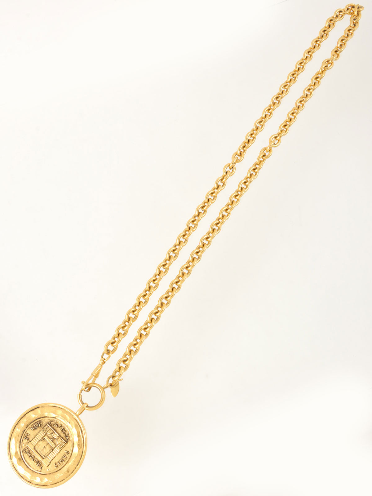 ラウンドカンボンネックレス ゴールド