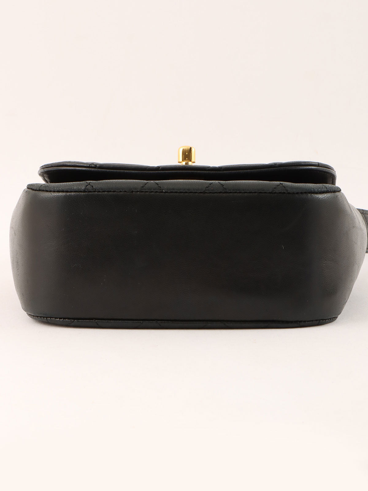 1992 CC Turnlock Handbag Black