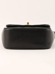 1992 CC Turnlock Handbag Black