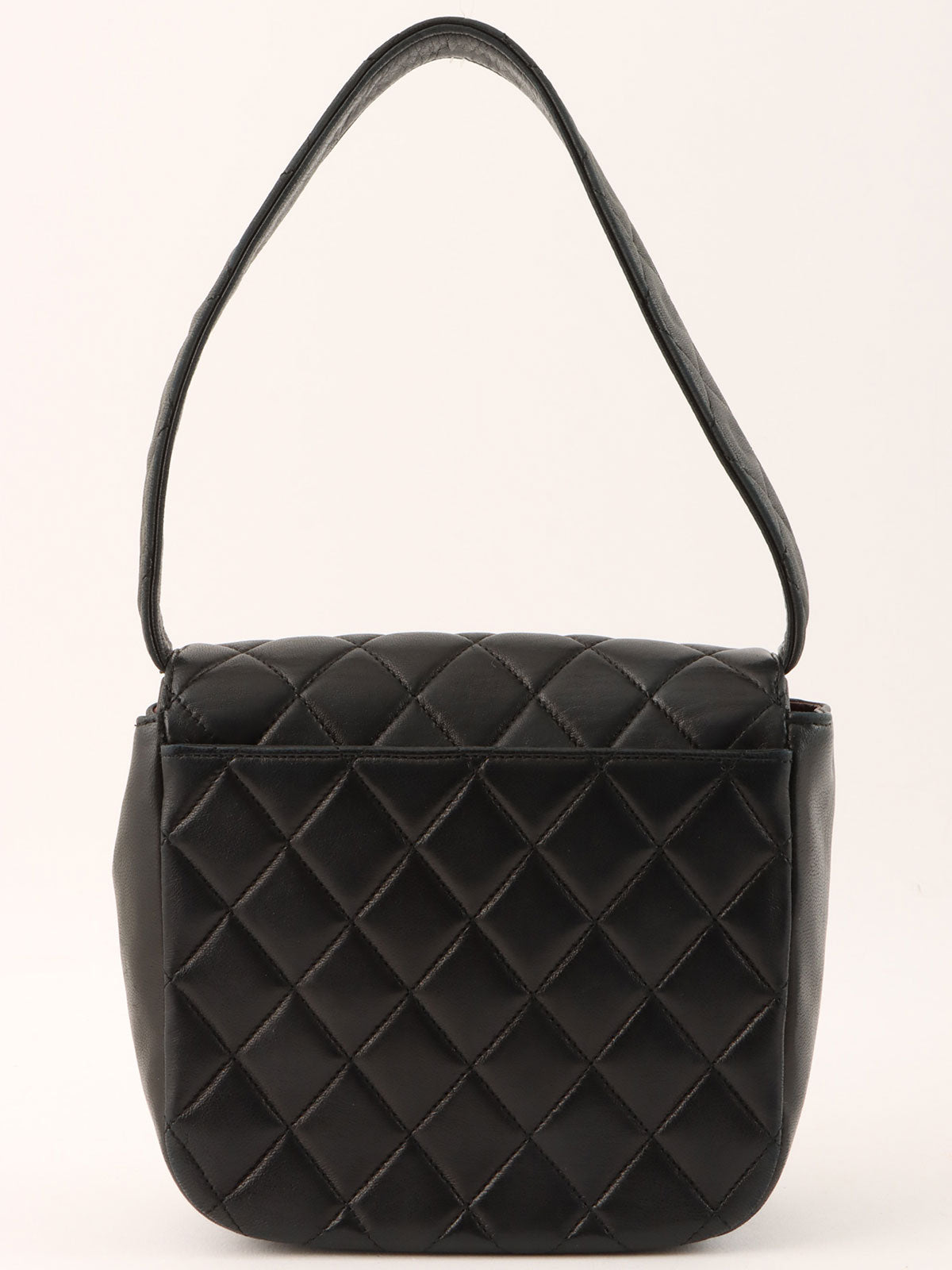 1992 CC Turnlock Handbag Black