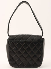 1992 CC Turnlock Handbag Black