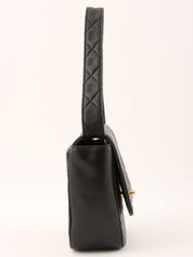 1992 CC Turnlock Handbag Black