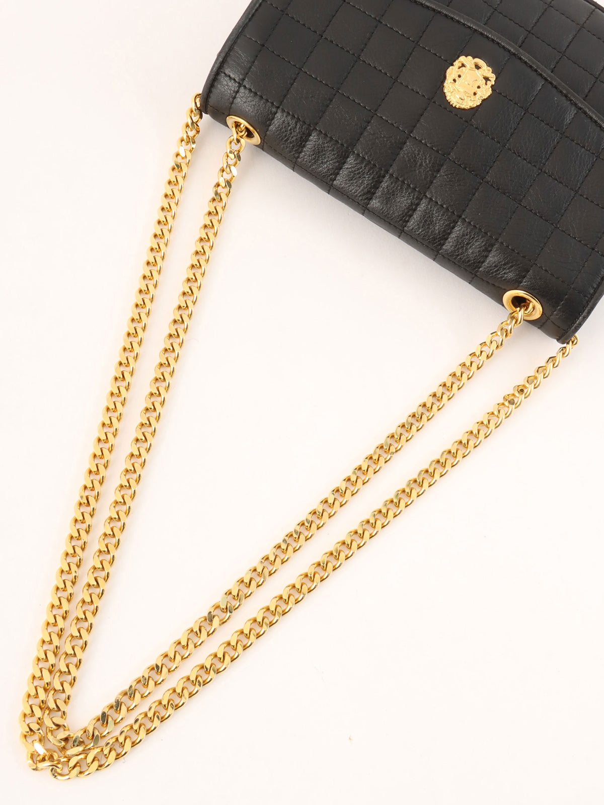 黑色 Macadam Plate 链条单肩包