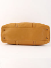 Logo Plate Tote Bag Mustard
