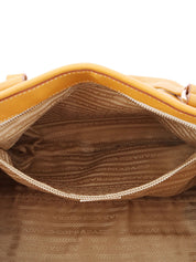 Logo Plate Tote Bag Mustard
