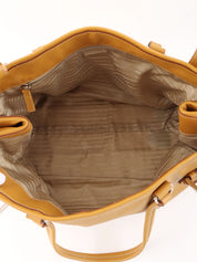 标志标牌托特包 芥末黄