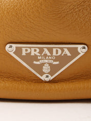 Logo Plate Tote Bag Mustard