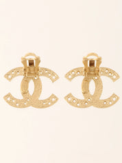 2003年製　スターパンチングCCマークイヤリング　ゴールド