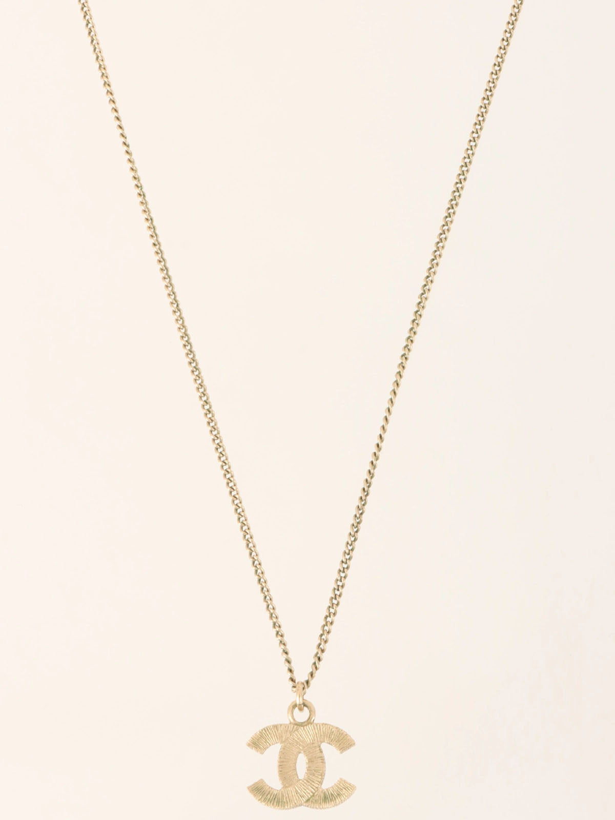 2009 CC Mark Necklace White/Gold