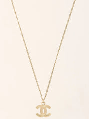 2009 CC Mark Necklace White/Gold