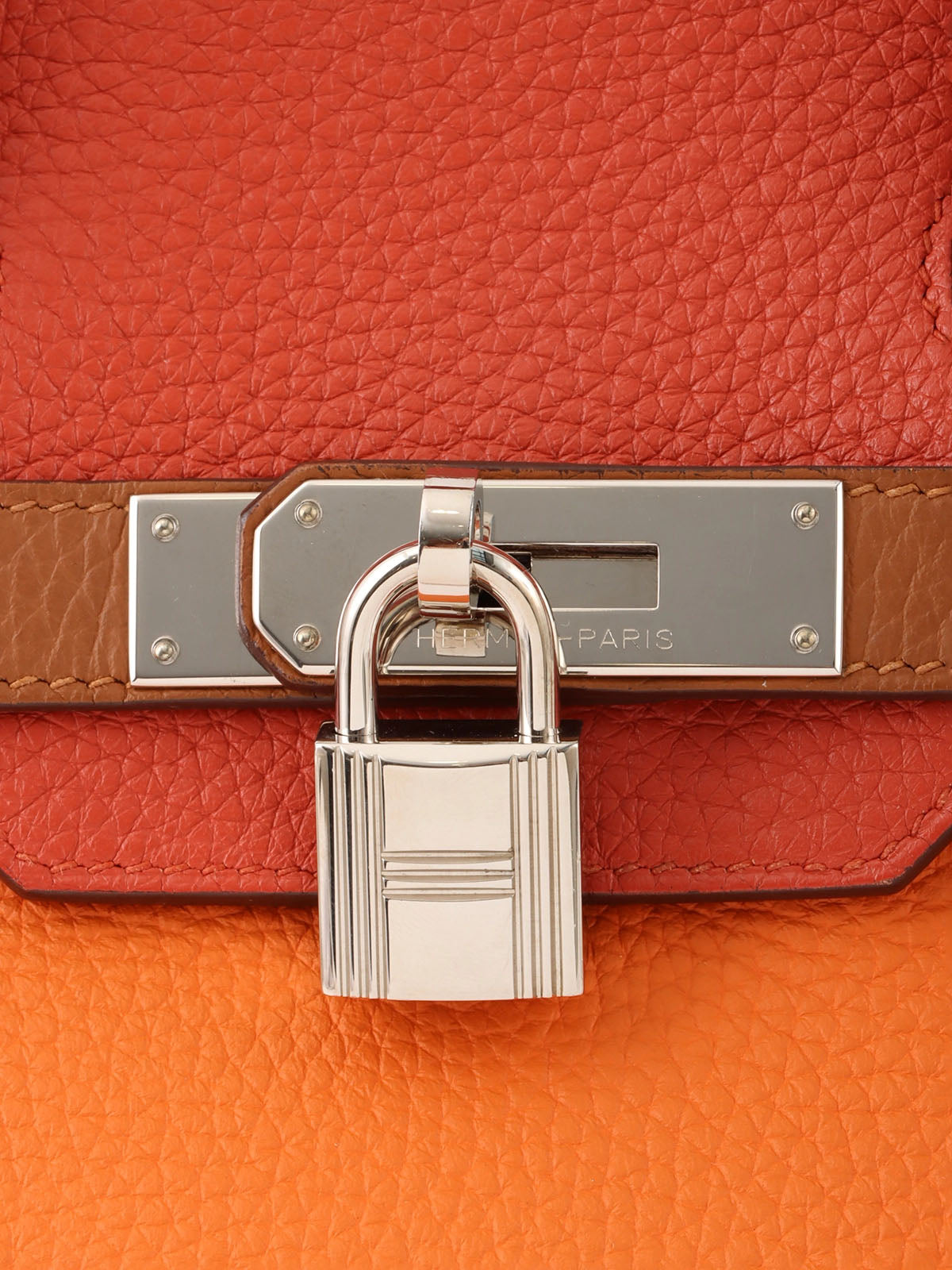 2012 Birkin Harlequin 30 Orange/Blue/Gray