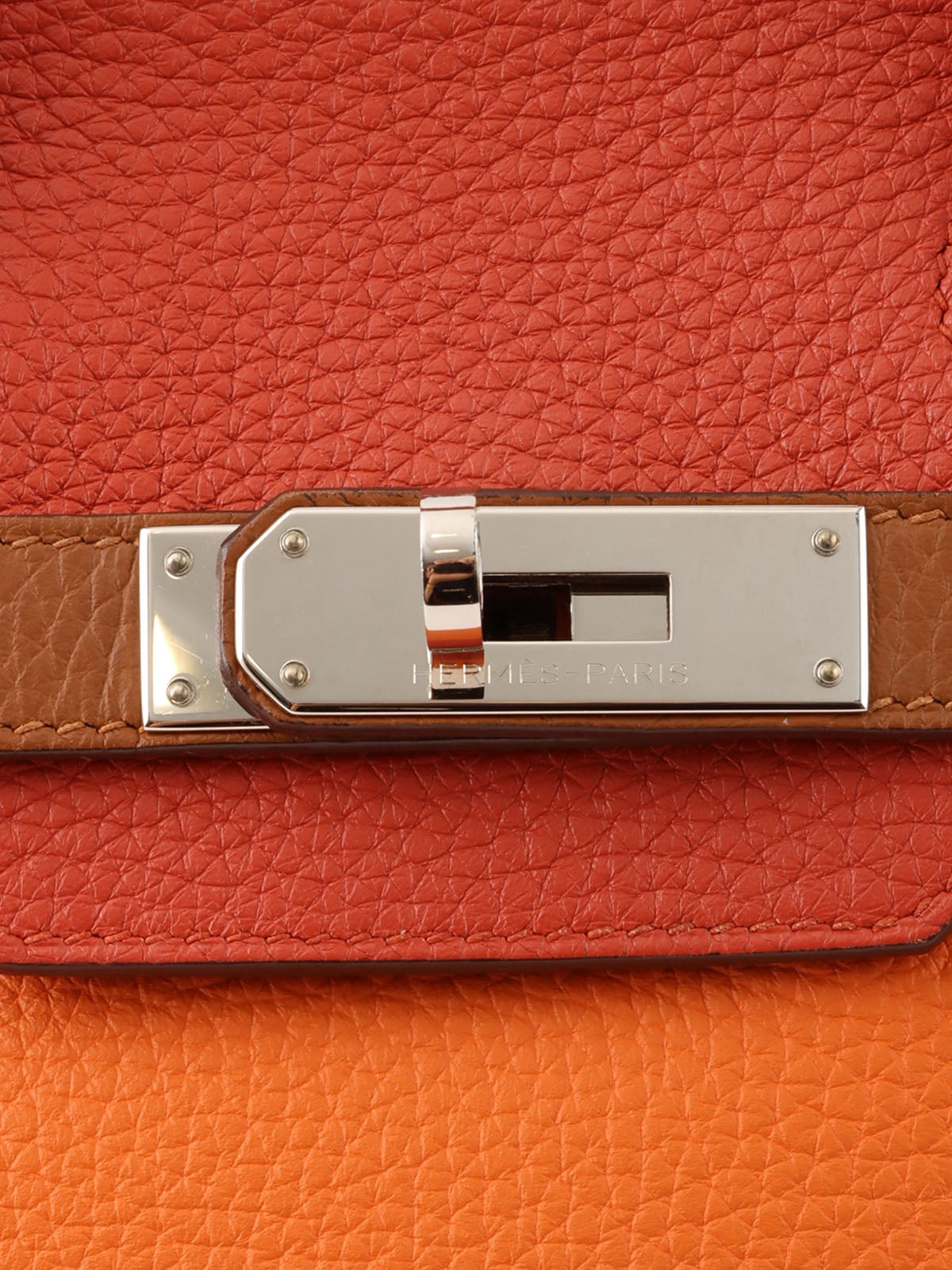 2012 Birkin Harlequin 30 Orange/Blue/Gray