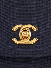 1998 CC Turnlock Handbag, Navy
