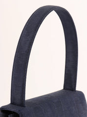 1998 CC Turnlock Handbag, Navy
