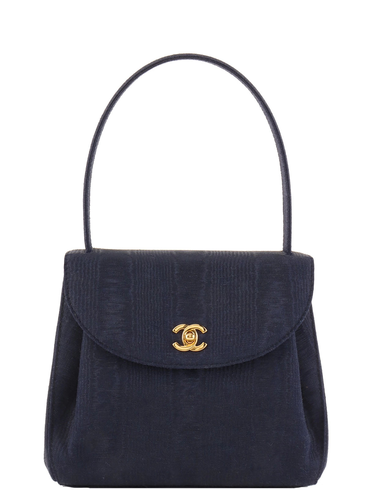 1998 CC Turnlock Handbag, Navy