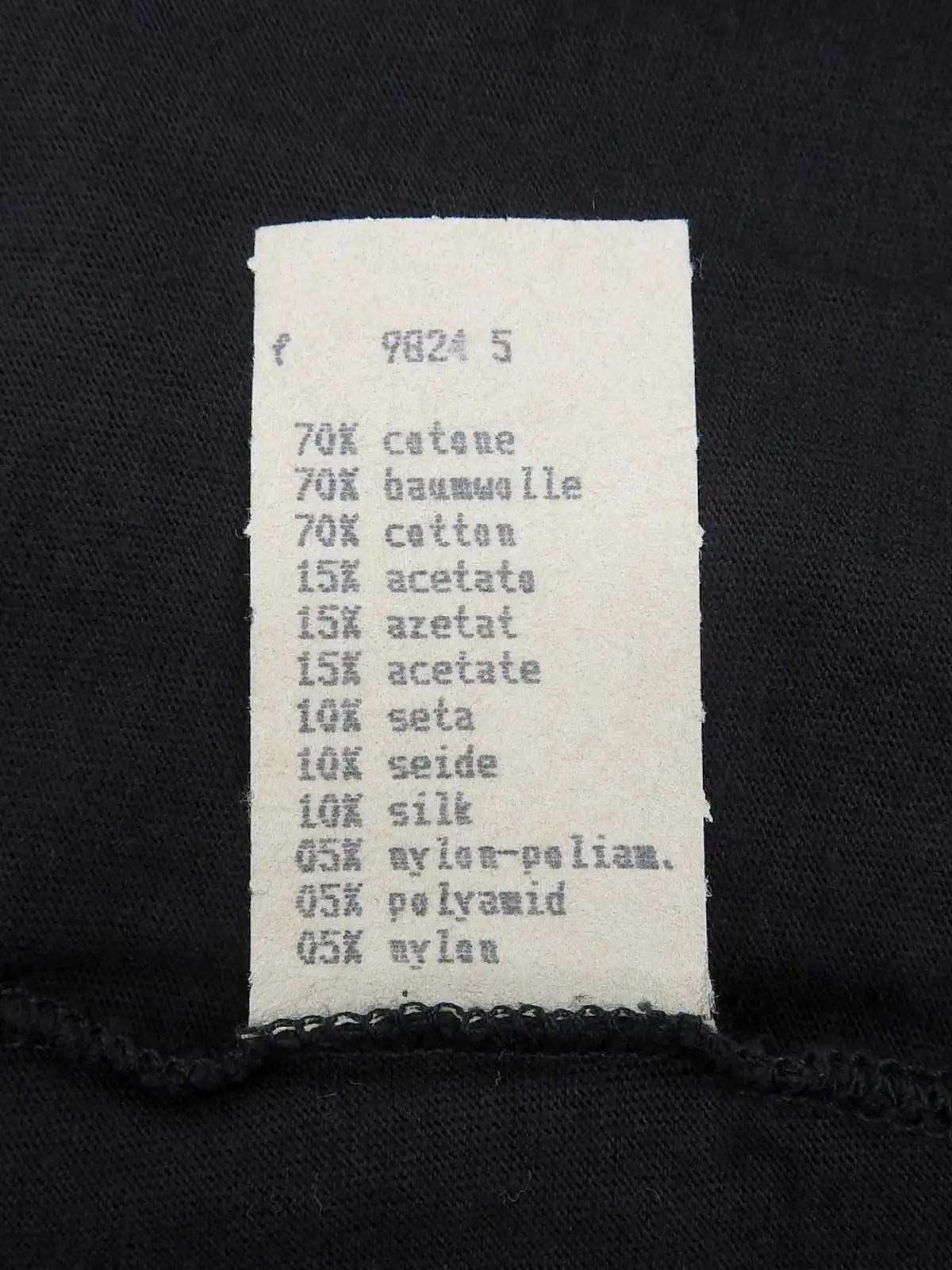 ロゴステッチノースリーブワンピース ブラック