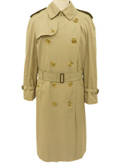 ノバチェックライニングトレンチコート ベージュ