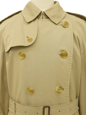 ノバチェックライニングトレンチコート ベージュ