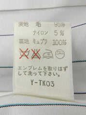ウールロゴエンブレムジャケット　グレー