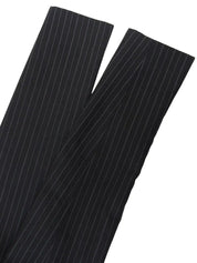 Striped Pattern Logo Button Jacket Black/Gray