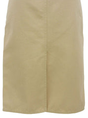 ロゴバックルタイトスカート ベージュ