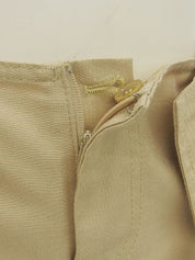 Logo Buckle Tight Skirt Beige