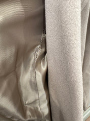 Beige wool coat
