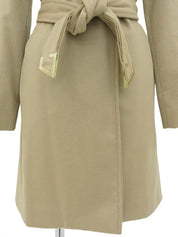 Beige wool coat