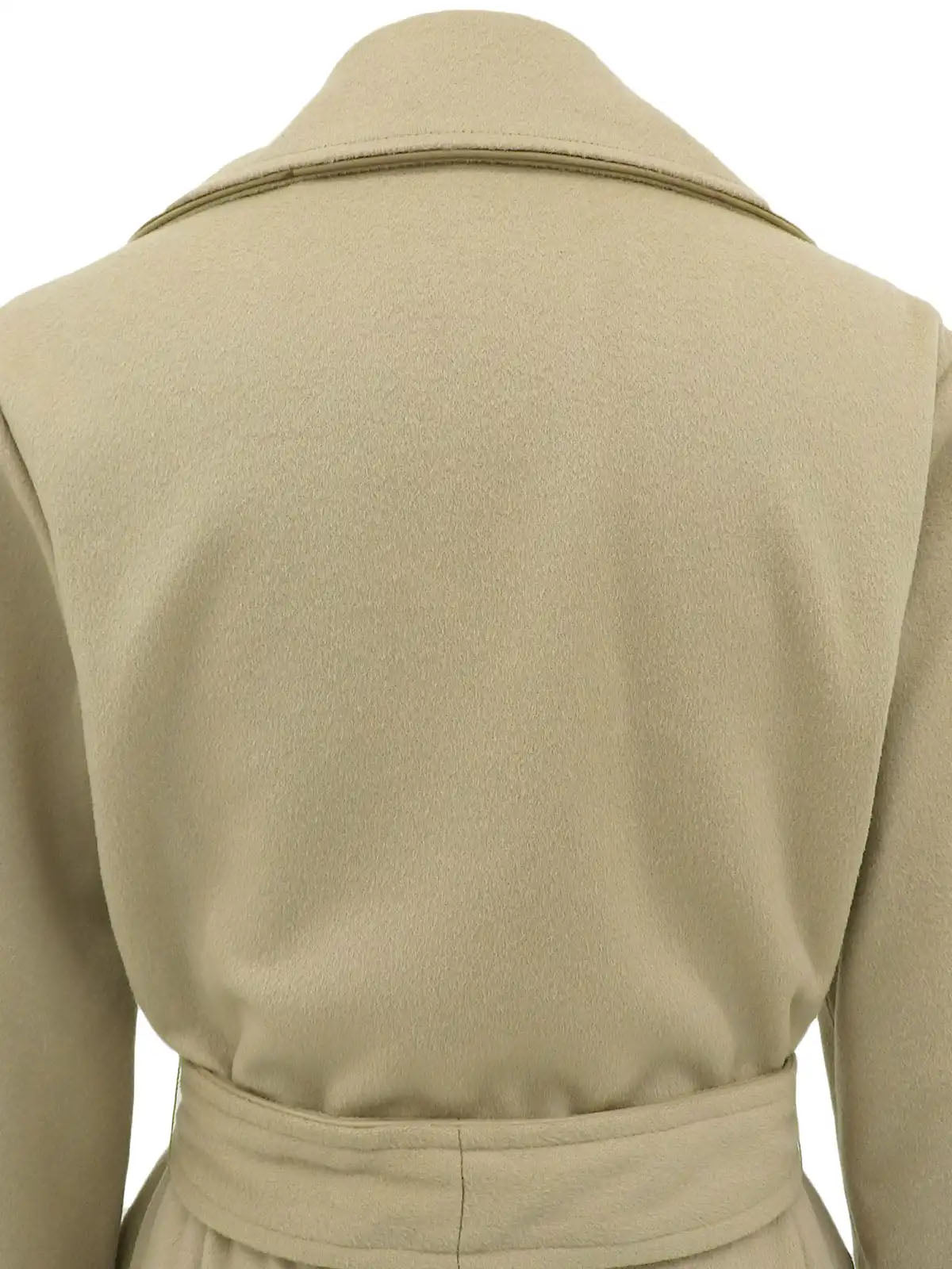 Beige wool coat