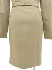 Beige wool coat