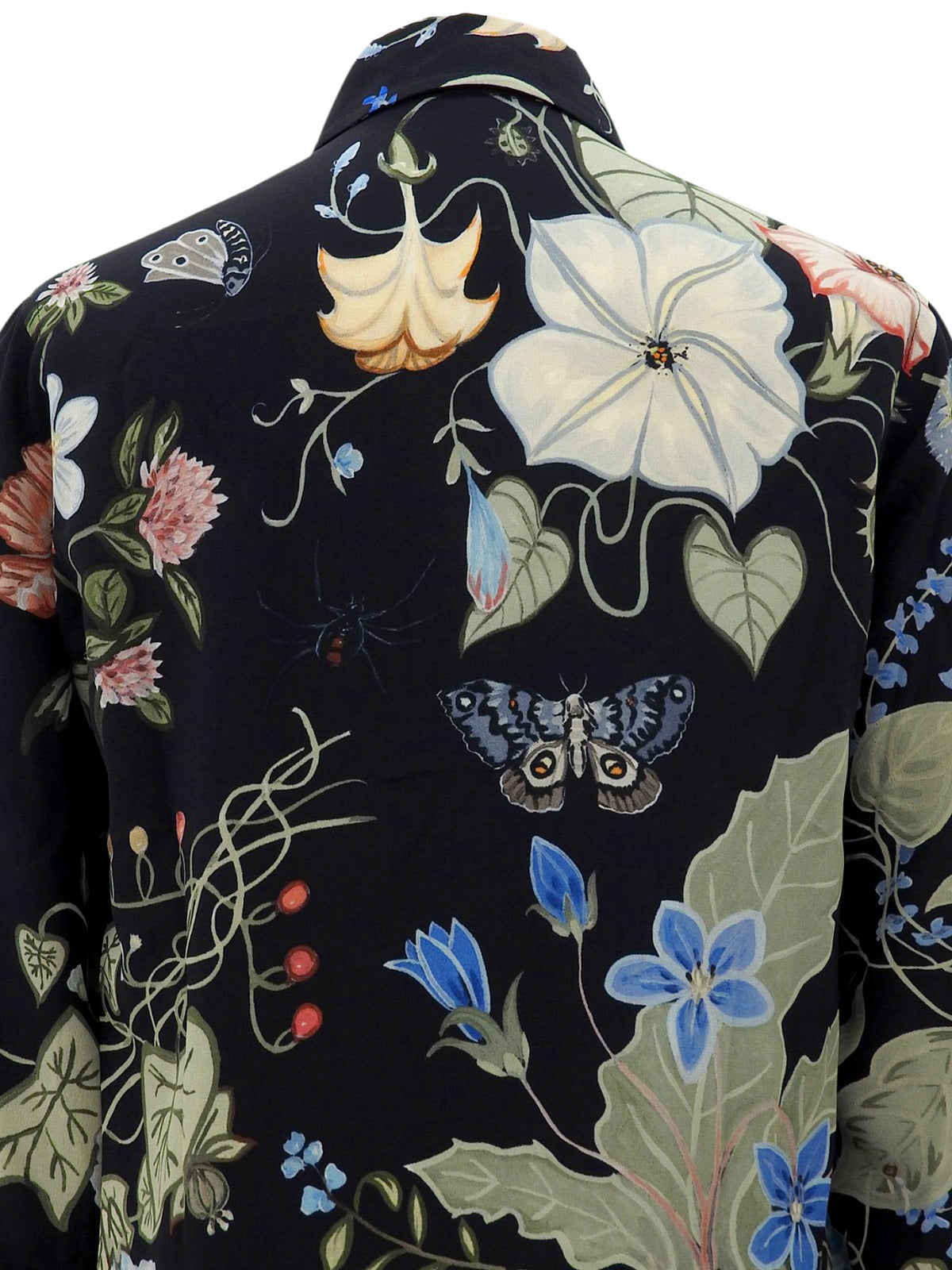 クリスナイトデザイン長袖シャツ ブラック/マルチ