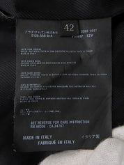 ウールファーカラーコート ブラック