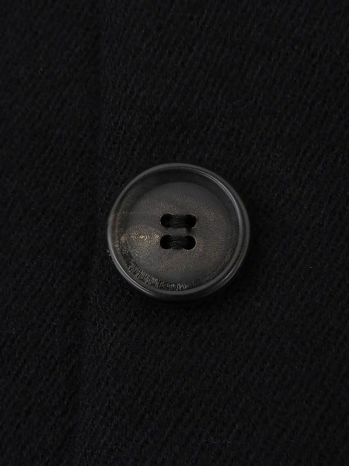 ウールファーカラーコート ブラック