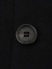 ウールファーカラーコート ブラック