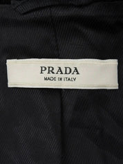 ウールファーカラーコート ブラック