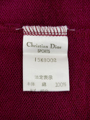 Back logo embroidered hoodie in Dahlia Purple