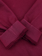 Back logo embroidered hoodie in Dahlia Purple