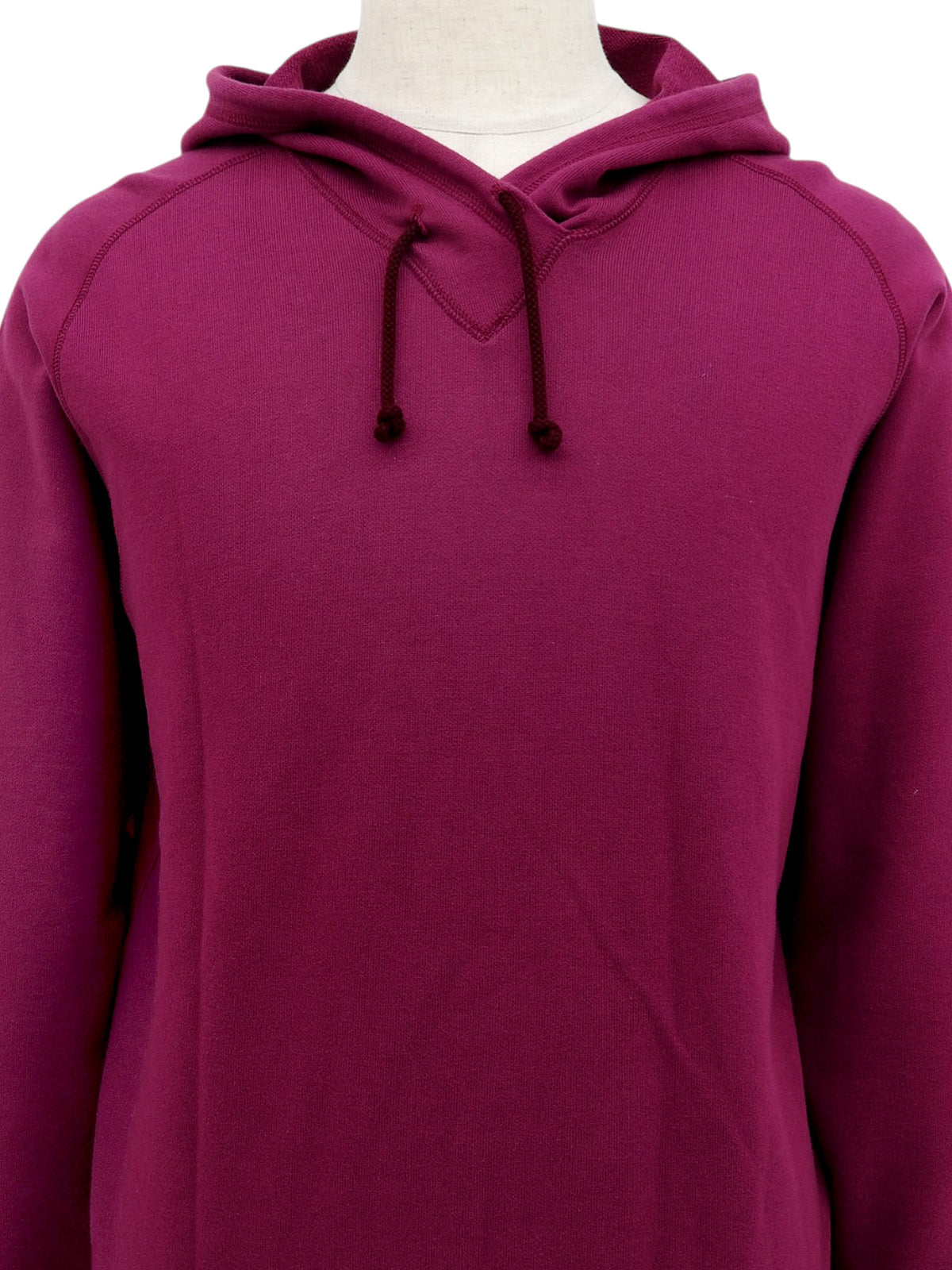 Back logo embroidered hoodie in Dahlia Purple